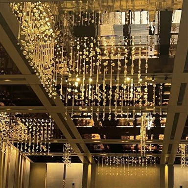 Iluminación LED para salones de banquetes de hotel